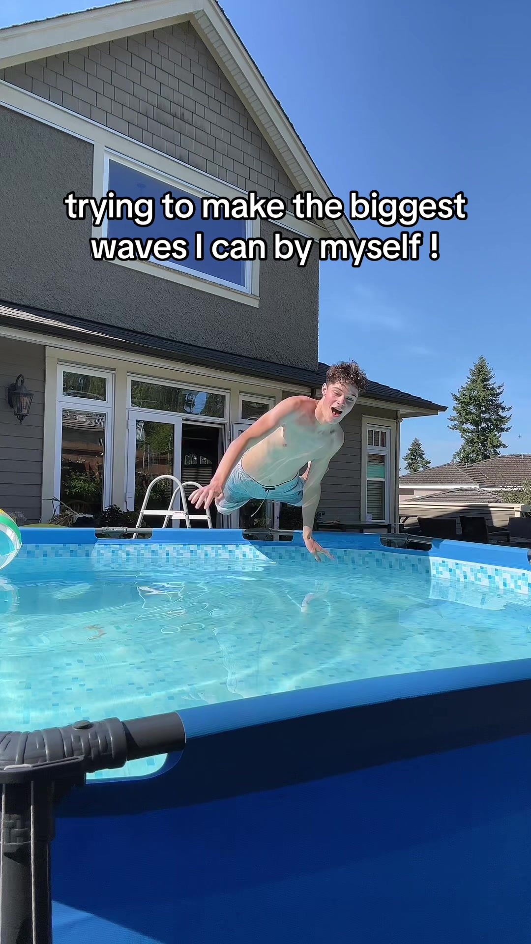 @adamsprivspam1 making extreme waves! #pool #summer #fyp #waves #poolfun  ♬ DC E...
