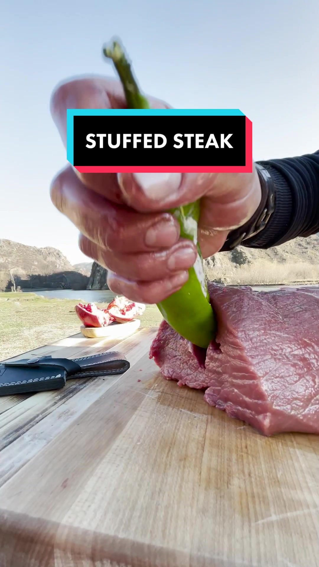 @themysteriouschef Our Special Stuffed Steak… () #fy #fyp #food #asmr ♬ original...